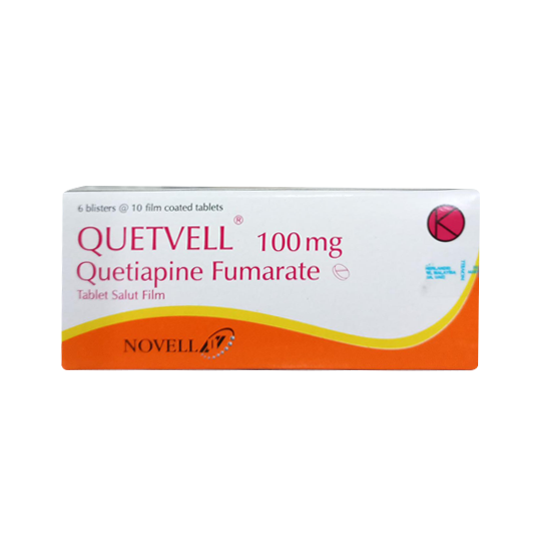 Quetvell 100 mg 10 Tablet