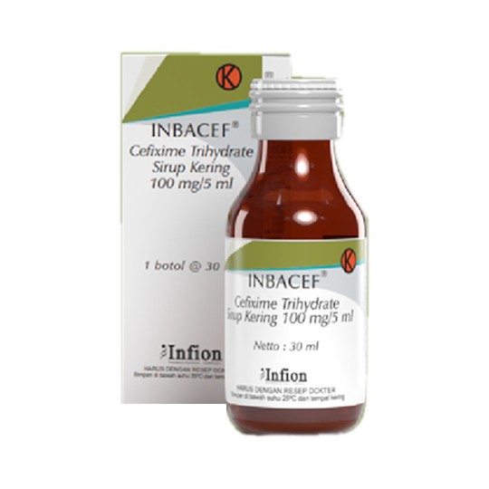 Inbacef 100 mg Dry Syrup 30 ml