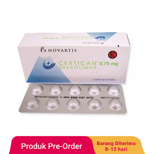 Certican 0.75 mg 60 Tablet