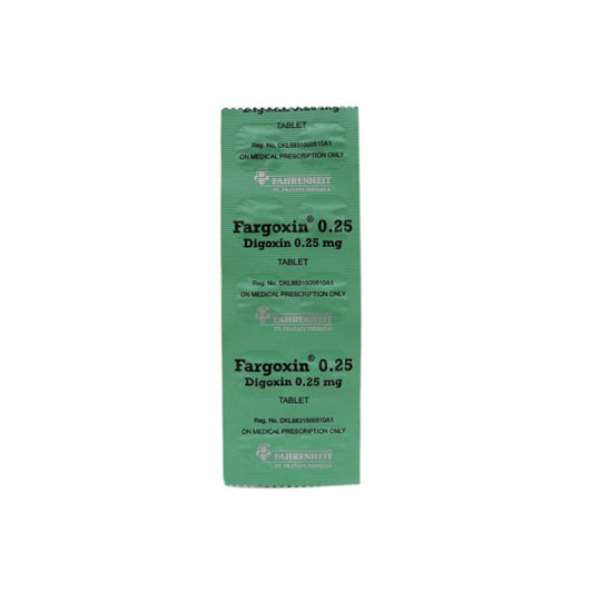 Fargoxin 0.25 mg 10 Tablet