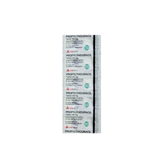 Propylthiouracil (Ptu) 100 mg 10 Tablet