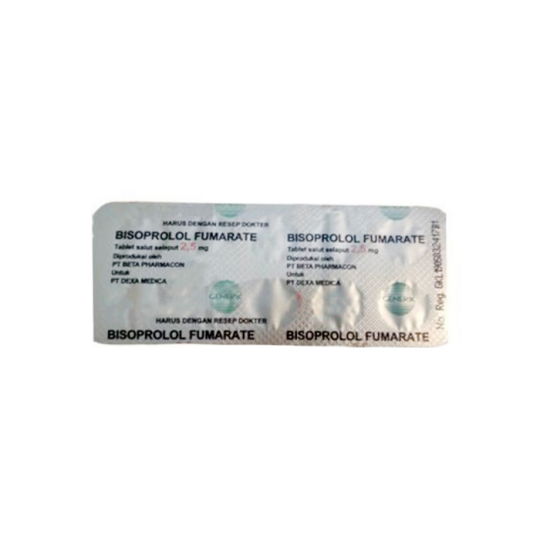 Bisoprolol 2.5 mg 10 Tablet