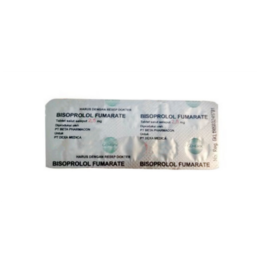 Bisoprolol 2.5 mg 10 Tablet