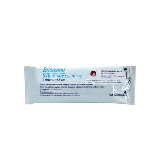 Bricasma Inhaler 2.5 mg 5 Respules