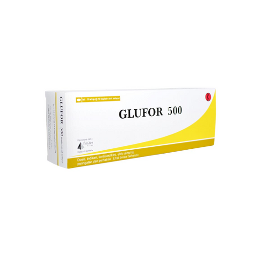 Glufor 500 mg 10 Tablet