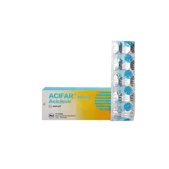 Acifar 200 mg 10 Kaplet – Bali Pharmacy