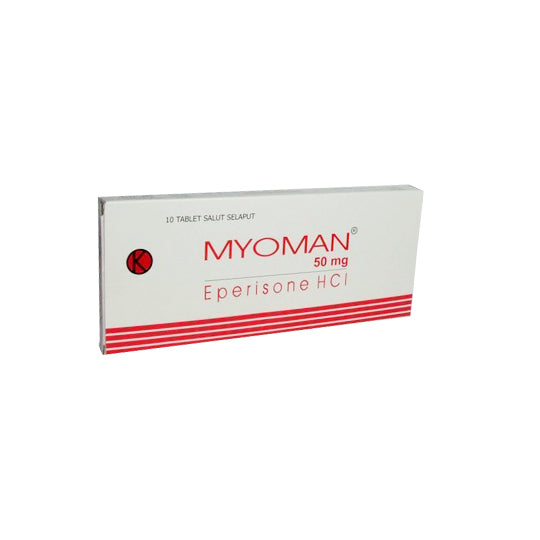 Myoman 50 mg 10 Tablet