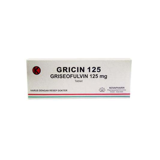 Gricin 125 mg 10 Tablet