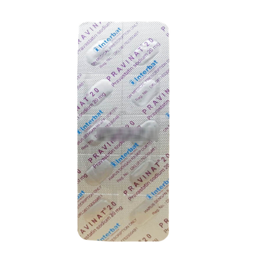 Pravinat 20 mg 10 Kaplet