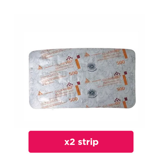 Glumin XR 500 mg 2 Strip (15 Kaplet/Strip) - Obat Rutin