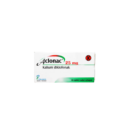 Aclonac 25 mg 10 Tablet