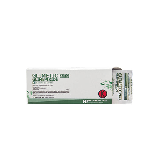 Glimetic 2 mg 10 Tablet