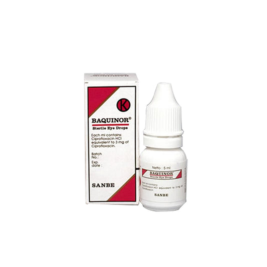 Baquinor 3 mg/ml Eye Drops 5 ml