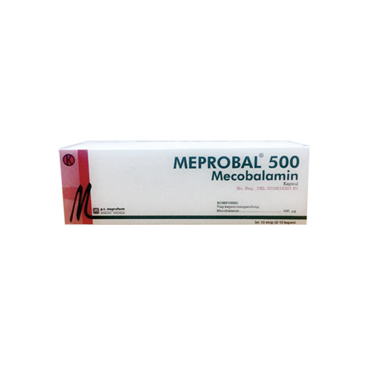 Meprobal 500 mcg 10 Kapsul