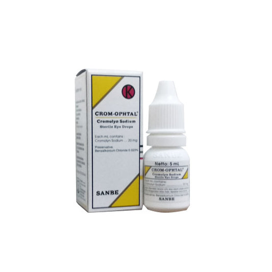 Crom-Ophtal 20 mg/ml Eye Drops 5 ml