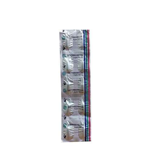 Erythromycin 500 mg 10 Kaplet