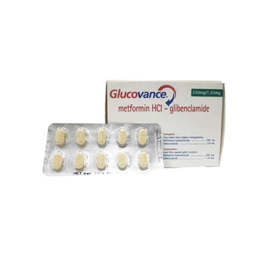 Glucovance 1.25 mg/250 mg 10 Tablet