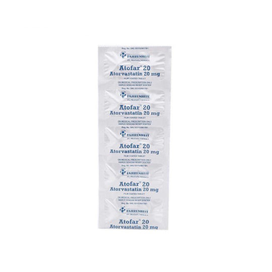 Atofar 20 mg 10 Tablet