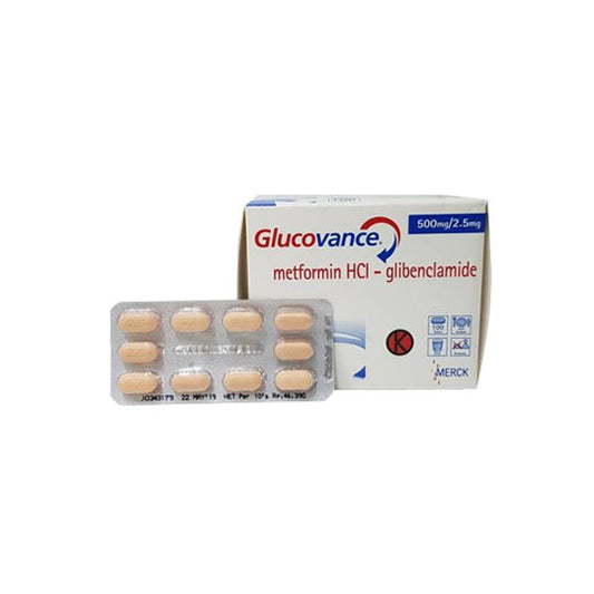 Glucovance 2.5 mg/500 mg 10 Tablet