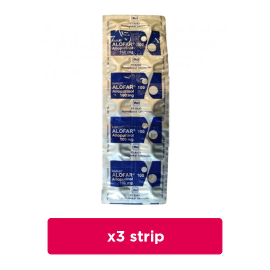 Alofar 100 mg 3 Strip (10 Tablet/Strip) - Hemat Borongan