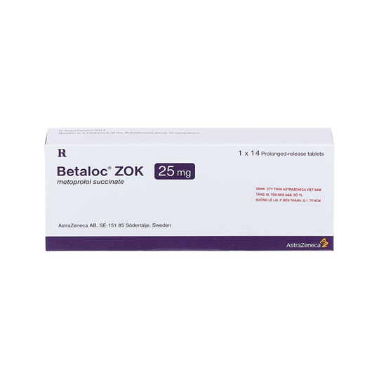 Betaloc Zok 25 mg 14 Tablet