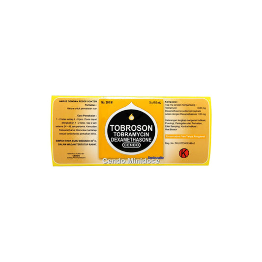 Cendo Tobroson Minidose 0.6 ml