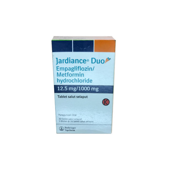 Jardiance Duo 12.5 mg/1000 mg 10 Tablet