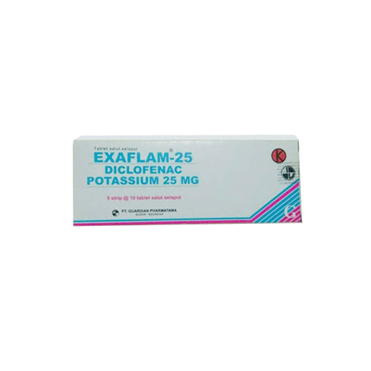 Exaflam 25 mg 10 Tablet