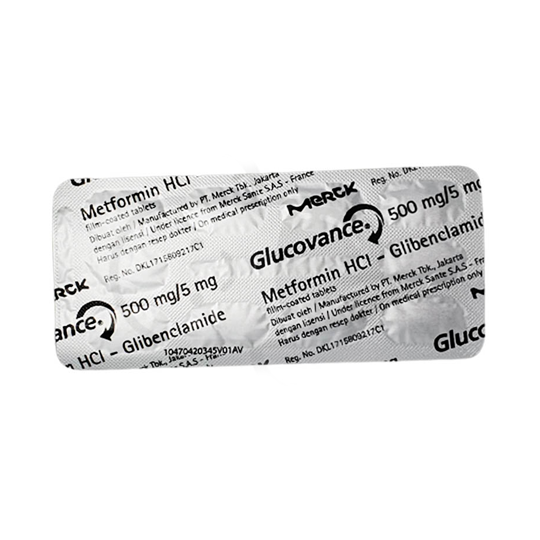 Glucovance 5 mg/500 mg 15 Tablet – Bali Pharmacy