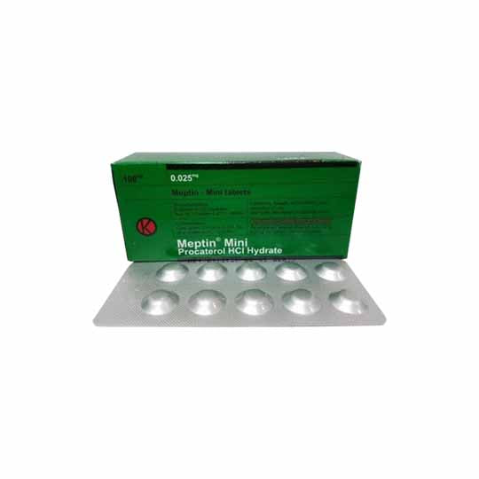 Meptin Mini 25 mcg 10 Tablet