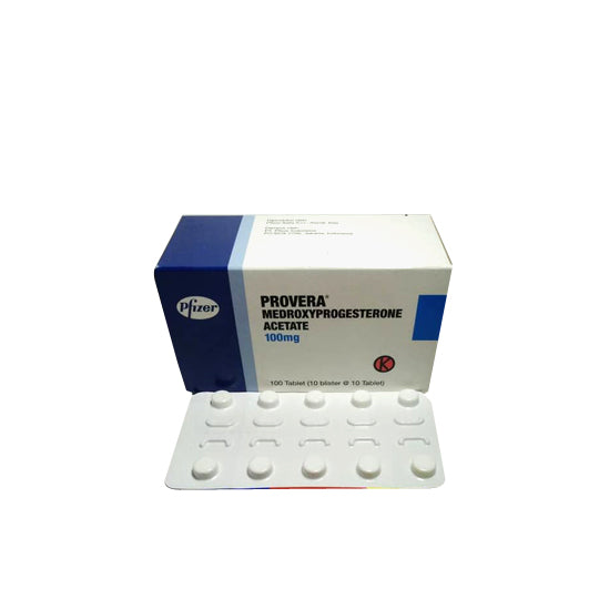 Provera 100 mg 10 Tablet