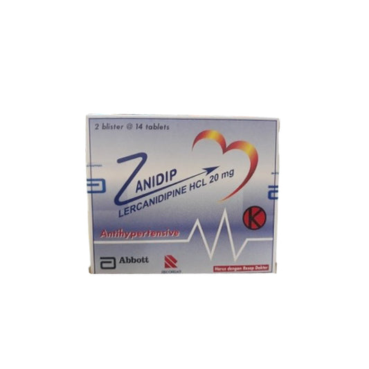 Zanidip 20 mg 14 Tablet