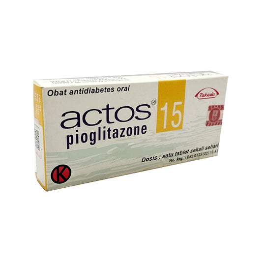 Actos 15 mg 14 Tablet