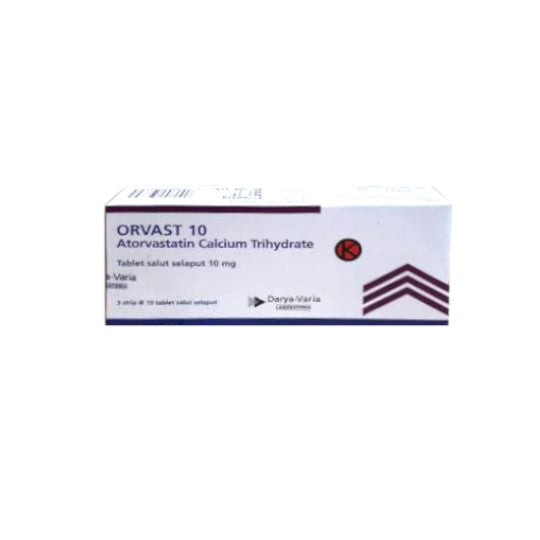 Orvast 10 mg 10 Tablet