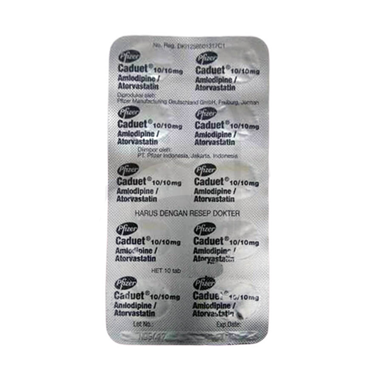 Caduet 10 mg/10 mg 10 Tablet