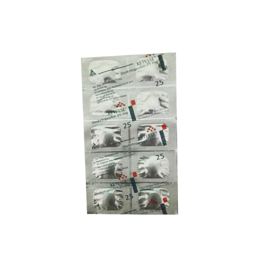 Ketesse 25 mg 10 Tablet