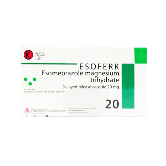 Esoferr 20 mg 10 Kapsul