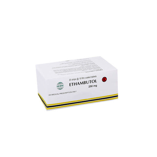 Ethambutol 250mg 10 Tablet