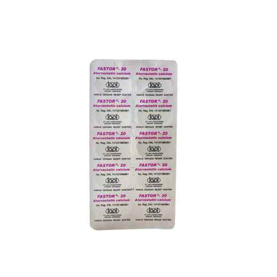 Fastor 20 mg 10 Tablet – Bali Pharmacy