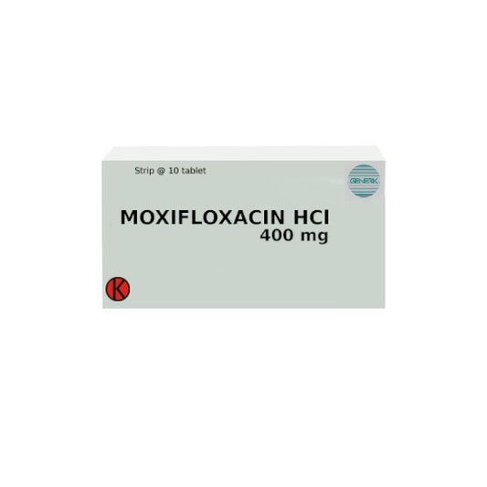 Moxifloxacin HCl 400 mg 10 Tablet