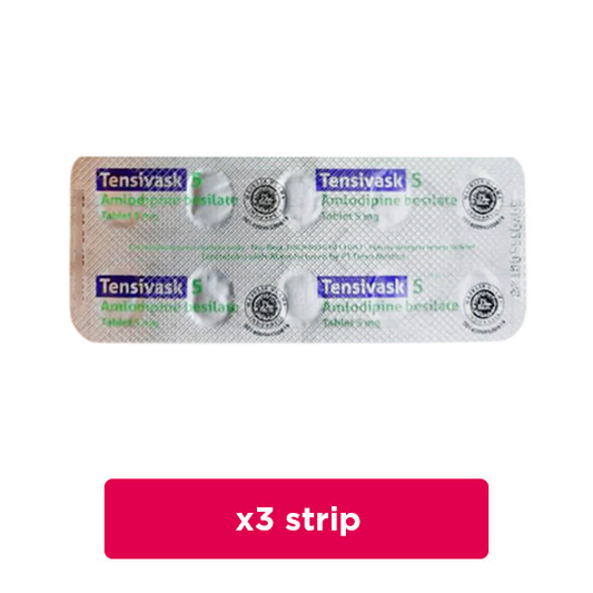 Tensivask 5 mg 3 Strip (10 Tablet/Strip) - Obat Rutin