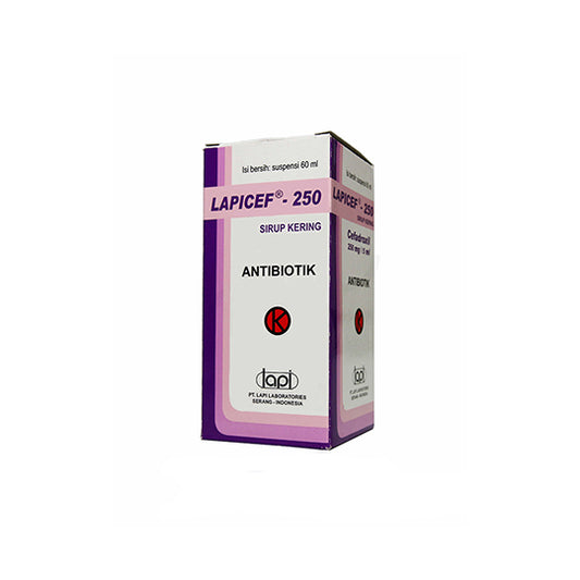 Lapicef 250 mg/5 ml Dry Sirup 60 ml