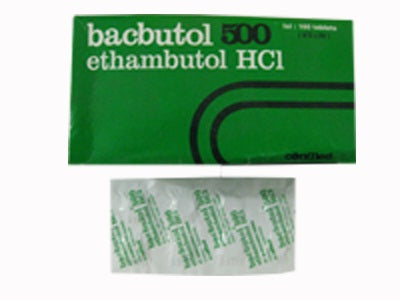 Bacbutol 500 mg 8 Tablet