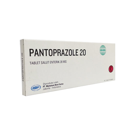 Pantoprazole 20 mg 10 Tablet