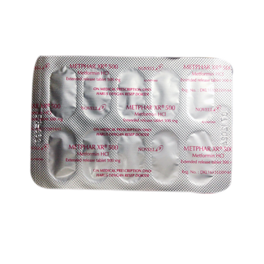 Metphar XR 500 mg 10 Tablet