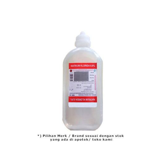 NaCl 0.9 % Infus 500 ml (Natrium Chloride / Sodium Chloride)