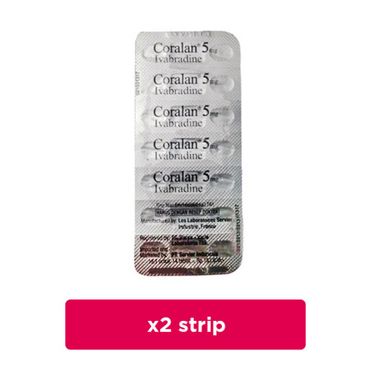 Coralan 5 mg 2 Strip (14 Tablet/Strip) - Obat Rutin