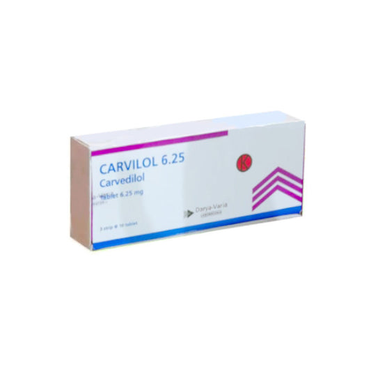 Carvilol 6.25 mg 10 Tablet