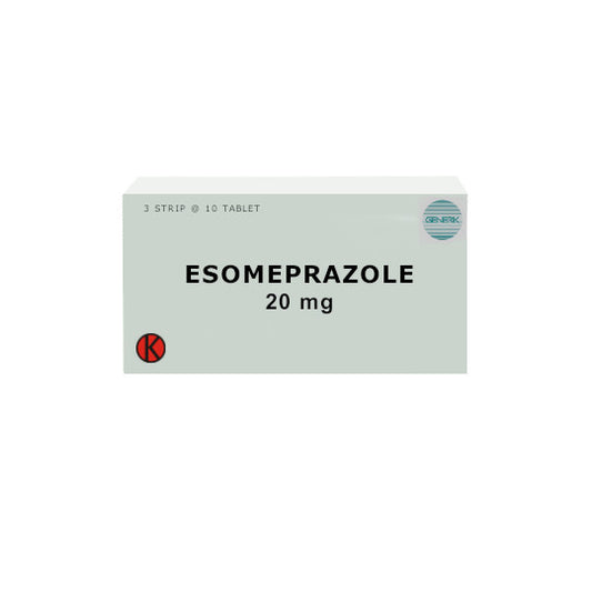 Esomeprazole 20 mg 10 Tablet