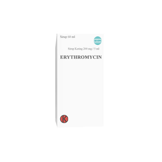 Erythromycin Sirup Kering 60 ml